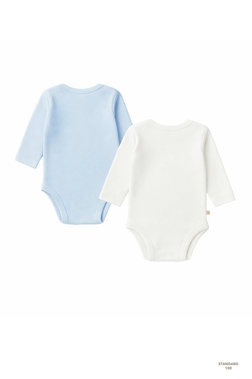 Body Ekru-Mavi 2'li Set