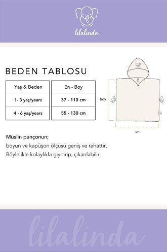 Müslin Panço Gri Nakışlı