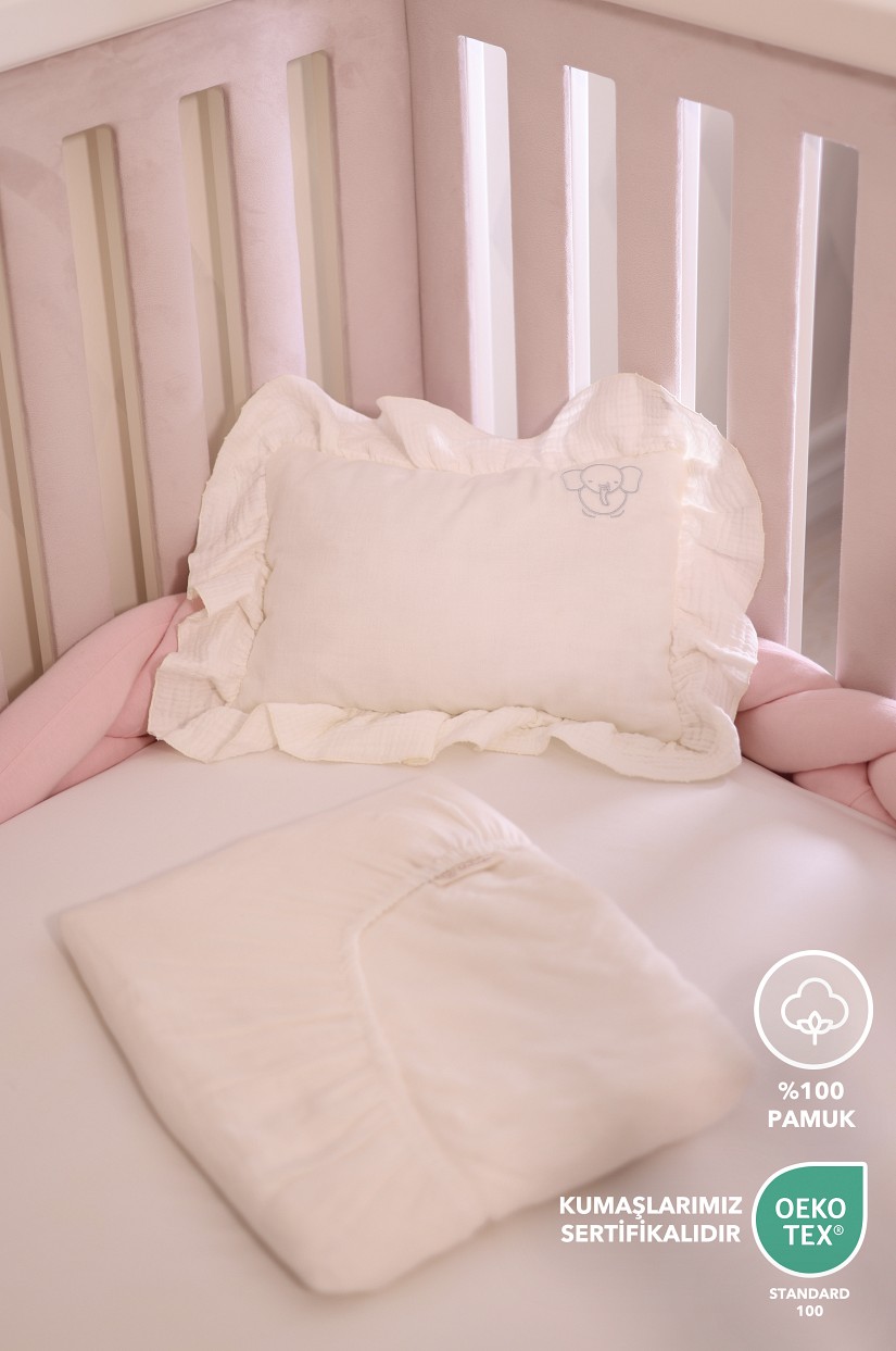 MÜSLİN ÇARŞAF & YASTIK TAKIMI